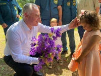 Бадра Гунба посетил высокогорное село Псху